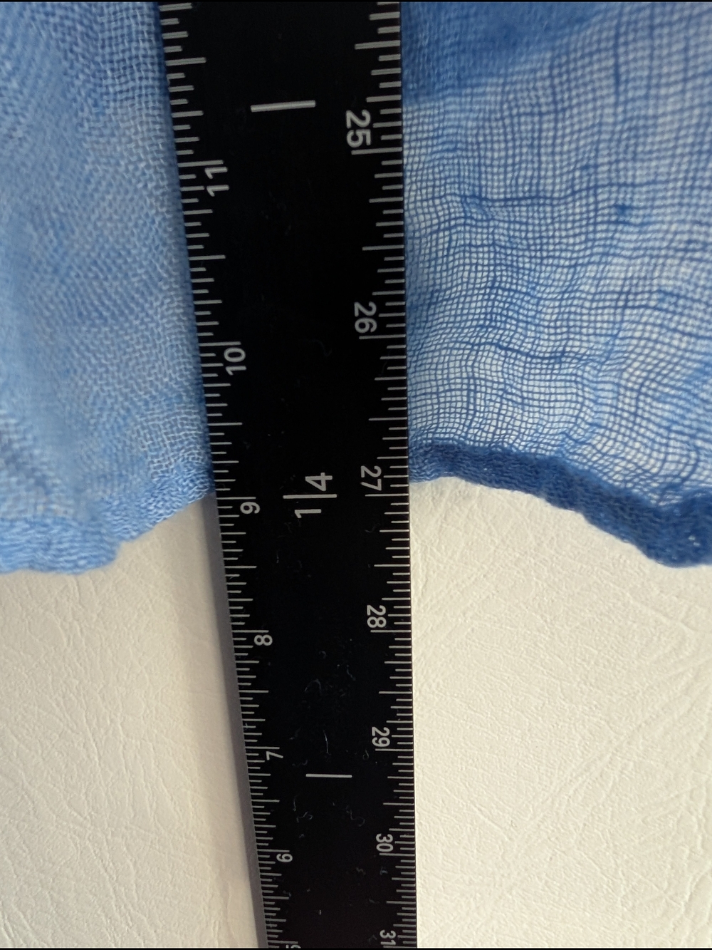 Sundance Linen Light Blue Boho Tassel Peasant Blouse - M - Picture 12 of 14